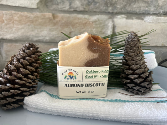 Almond Biscotti Goat Milk Soap