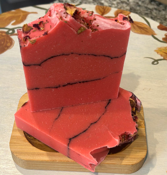 Rose Clay Charcoal  Goat Milk Soap